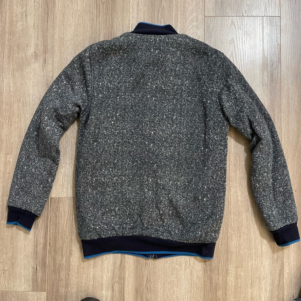 Superdry Vintage Scuba Black Label SIZE L fleece sweater jacket - Picture 4 of 8